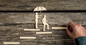 wood cutouts of people