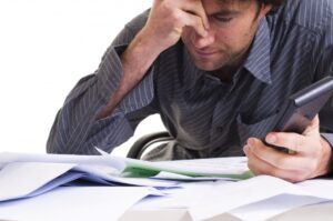 stressed out man
